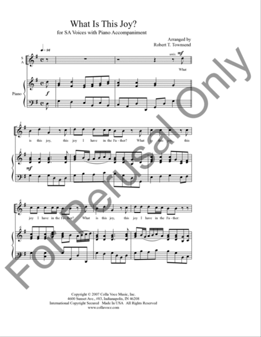 What Is This Joy? SA scores gallery preview page 2