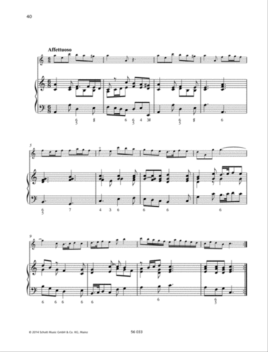 Sonata C major, Op. 3 No. 1 Alto Recorder scores gallery preview page 5