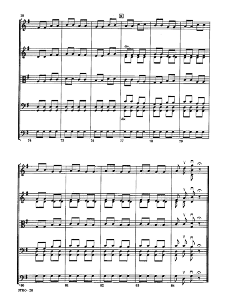 The Nutcracker Ballet: Trepak Orchestra scores gallery preview page 9