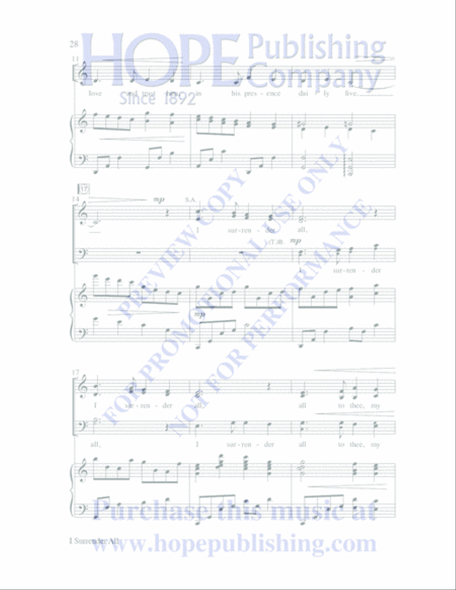 The Seven Last Days 4-Part scores gallery preview page 31