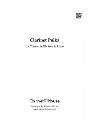 Book cover for Clarinet Polka for Clarinet Solo & Piano Accompaniment