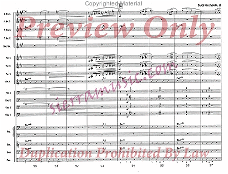 Black Hole Sun Jazz Ensemble scores gallery preview page 13