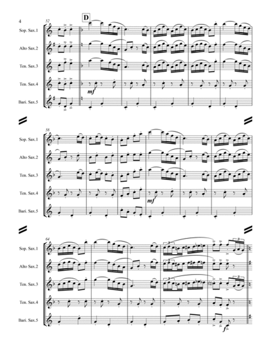 Clarinet Polka (for Saxophone Quintet SATTB) image number null