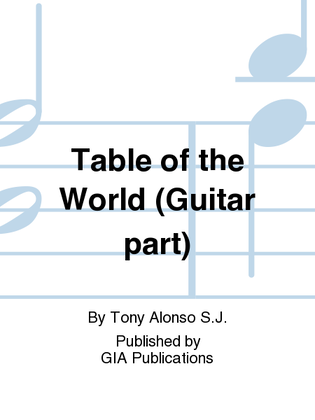 Book cover for Table of the World - Guitar edition