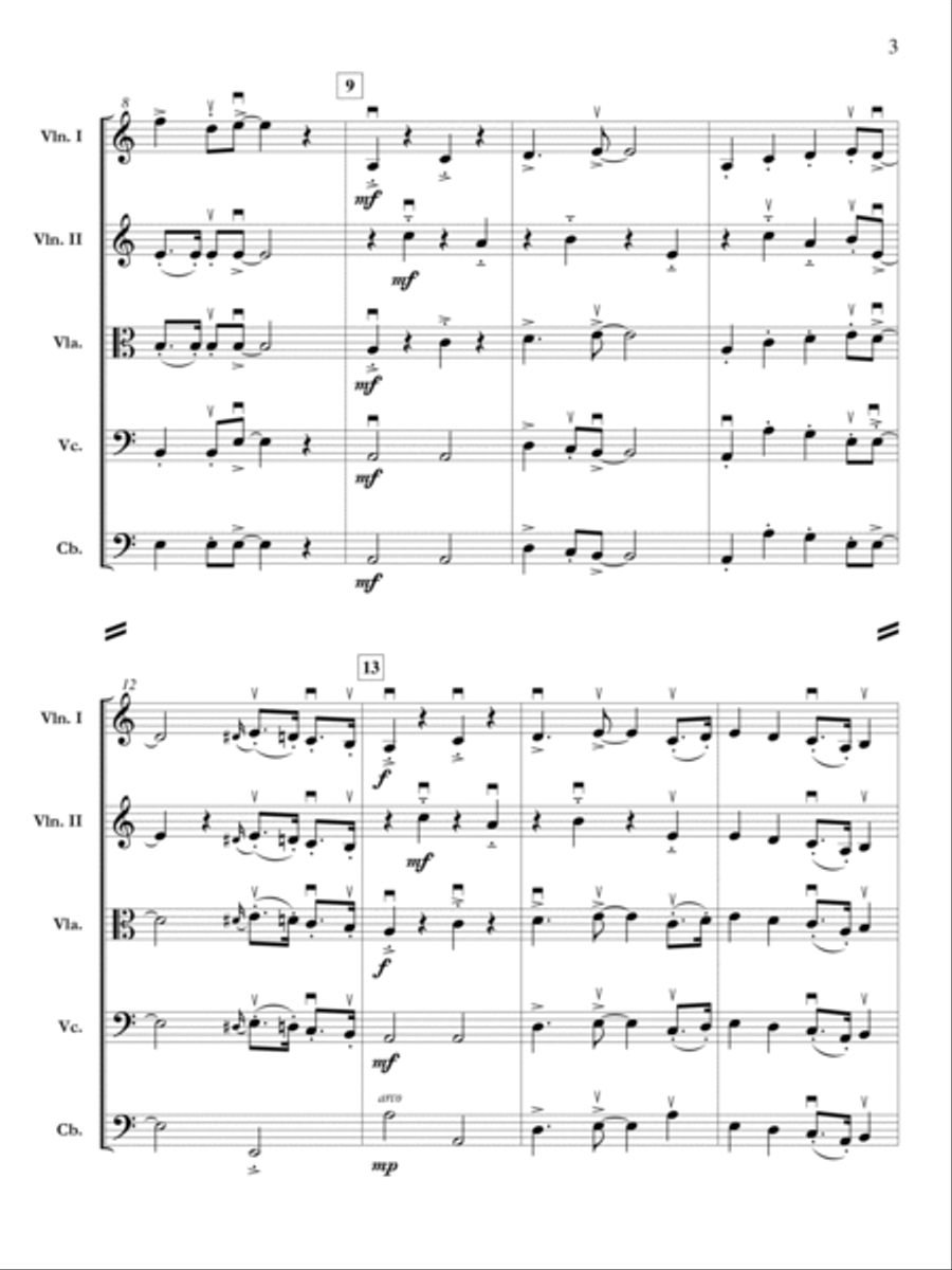 Fogland Beach Blues Orchestra scores gallery preview page 3