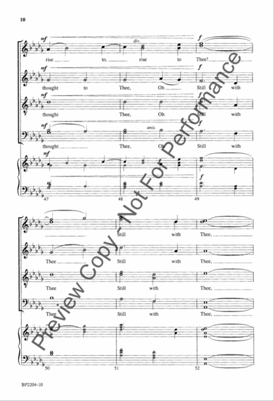 Still With Thee 4-Part scores gallery preview page 11