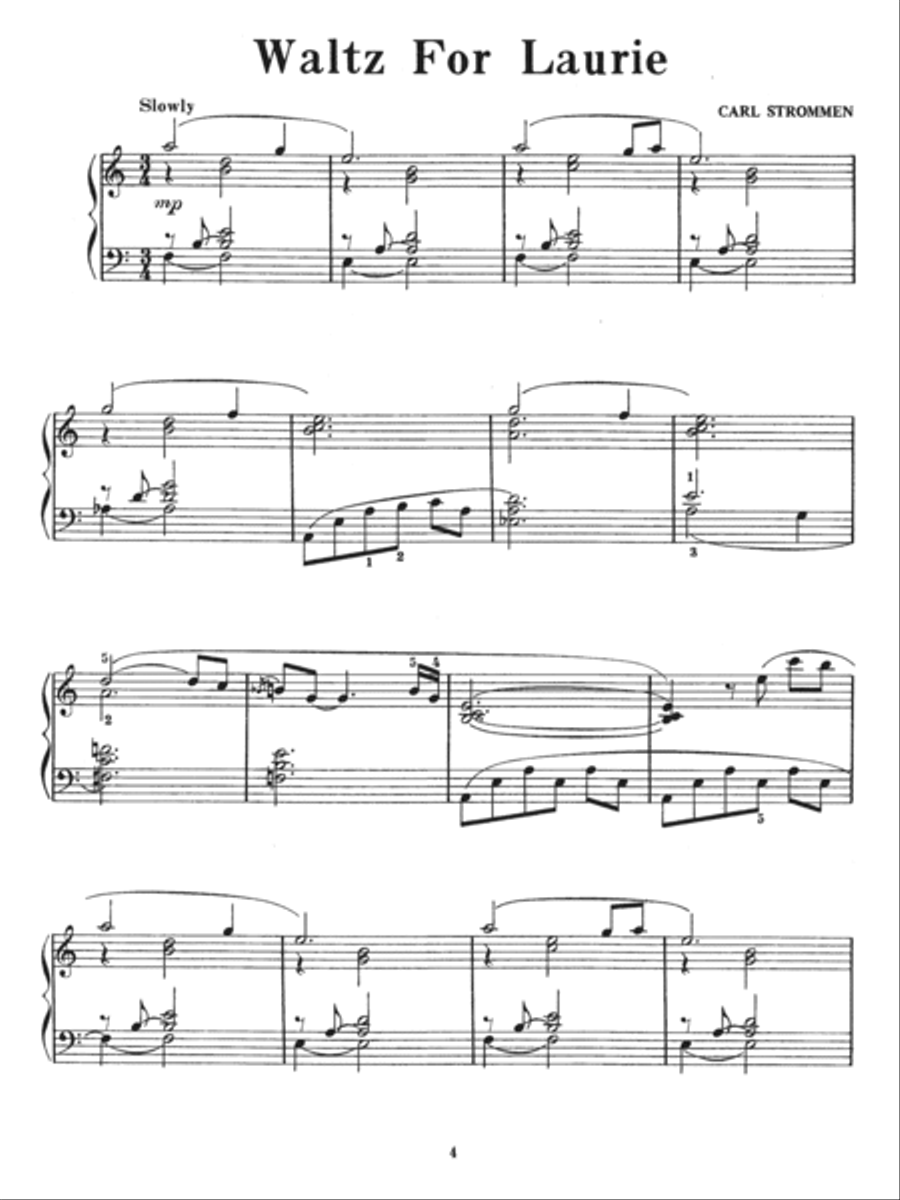 Piano a la Jazz: Intermediate Piano Solo scores gallery preview page 4