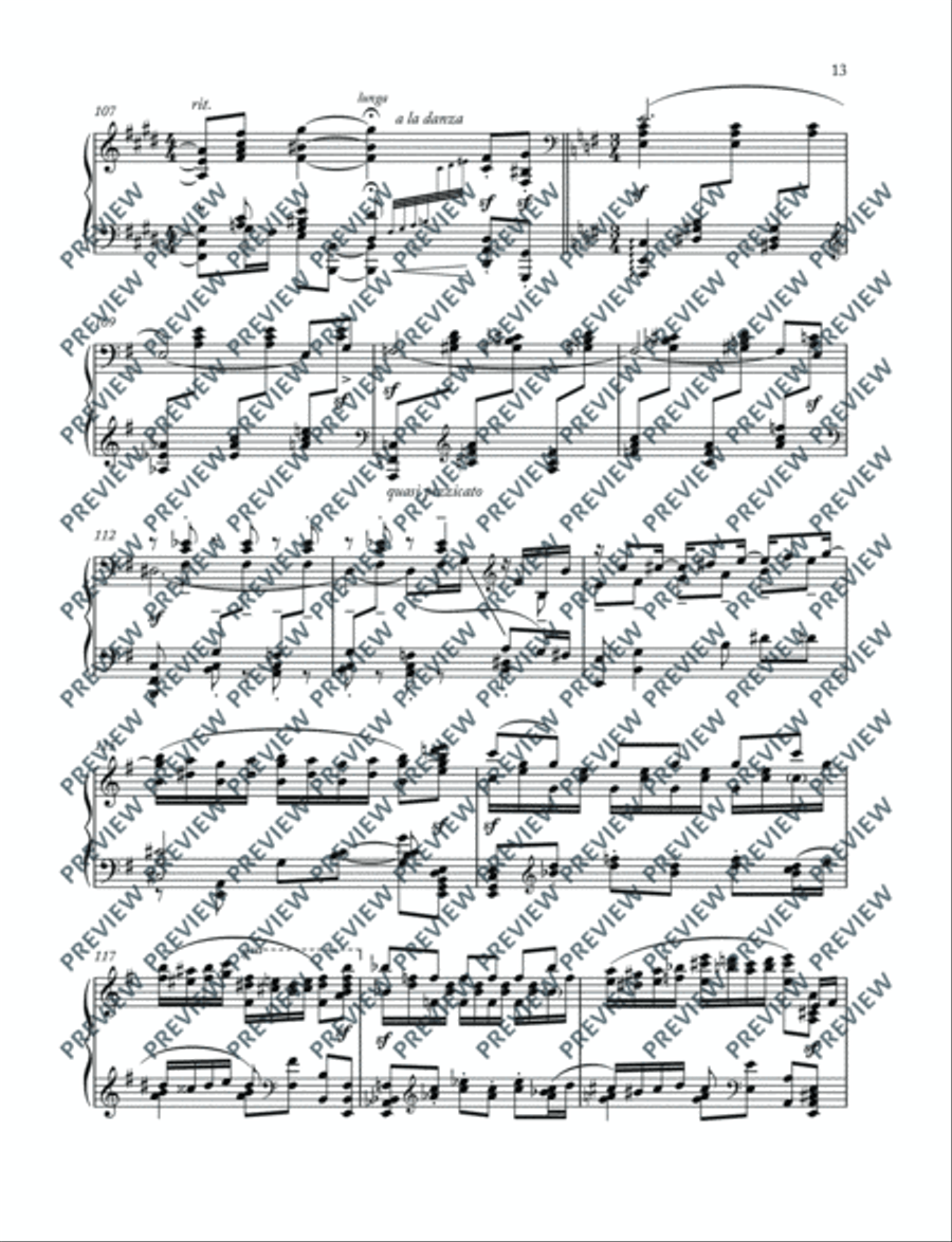 Carmen Paraphrases Carmen Paraphrases Piano Solo scores gallery preview page 14