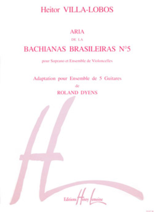 Book cover for Aria de La Bachianas Brasileiras No. 5
