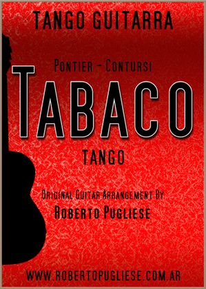 Book cover for Tabaco - tango guitar