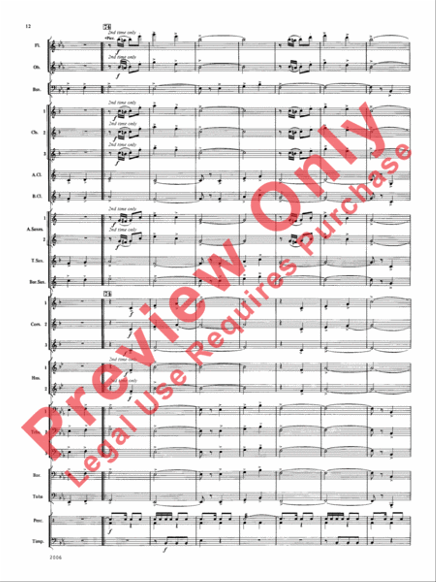 Shenandoah Valley Concert Band scores gallery preview page 13