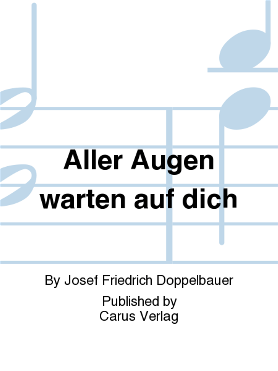 Aller Augen warten auf dich 4-Part scores gallery preview page 1
