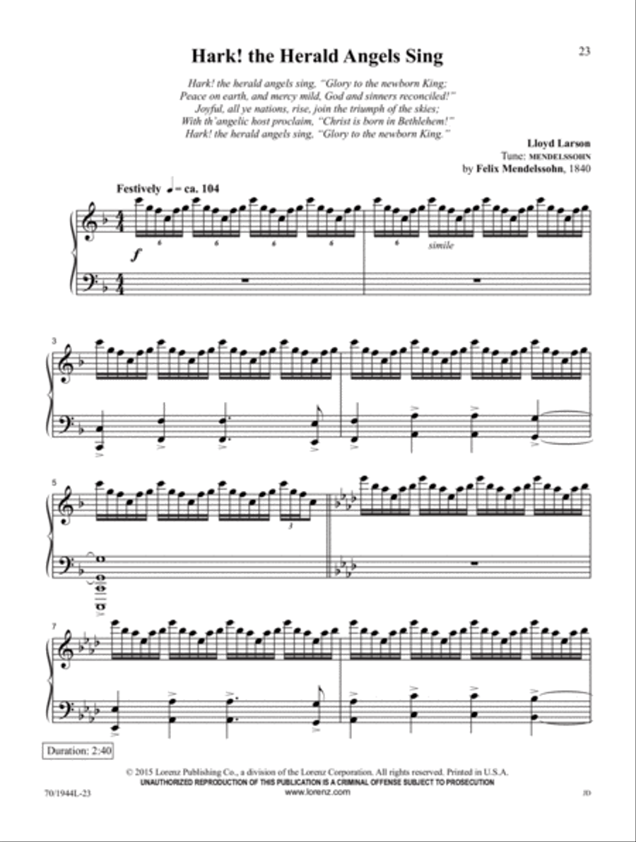 The Triumphs of His Grace Piano Solo scores gallery preview page 10