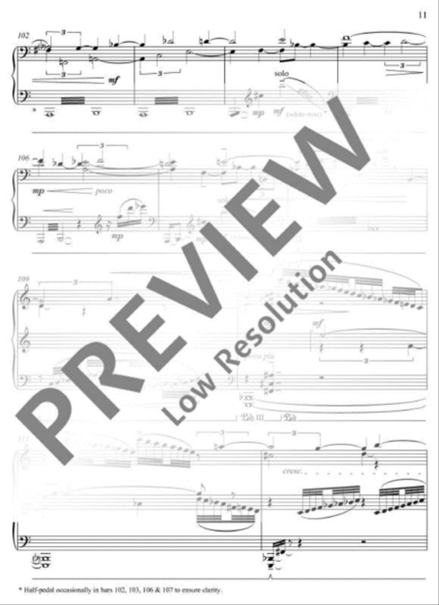 Notte Oscura Piano Solo scores gallery preview page 14