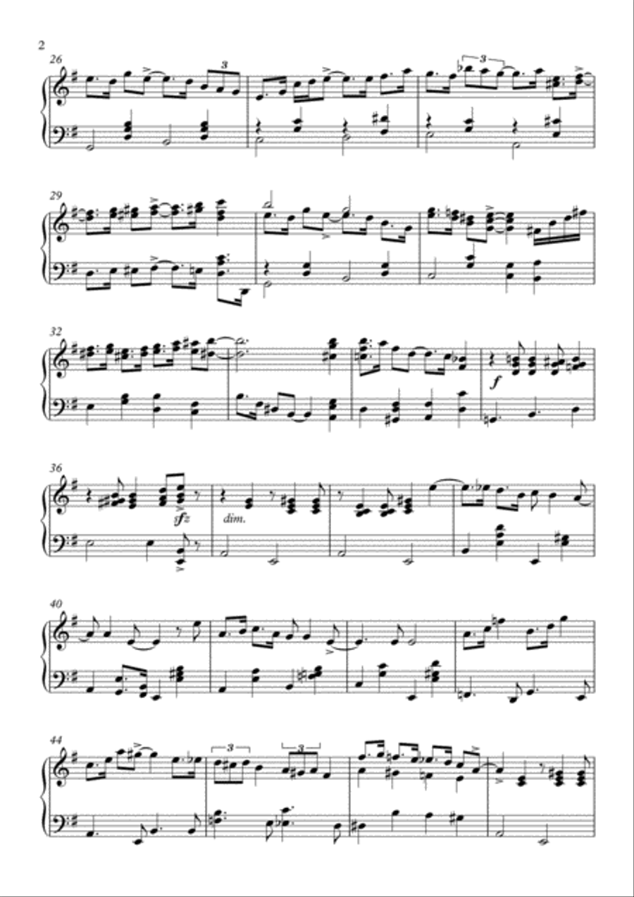 A Homage to Scott Joplin Piano Solo scores gallery preview page 2