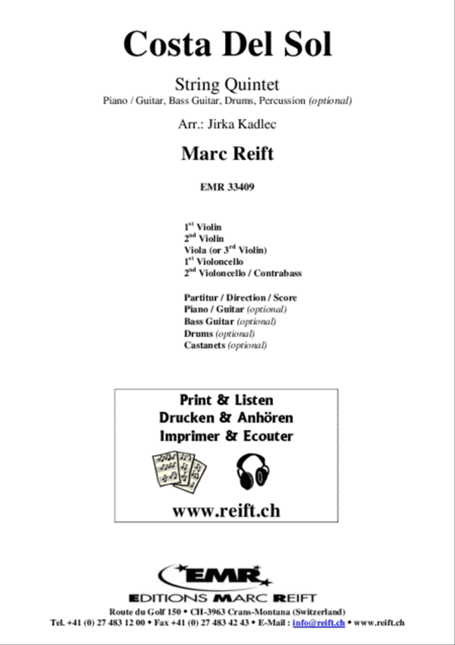Costa Del Sol String Quintet scores gallery preview page 2