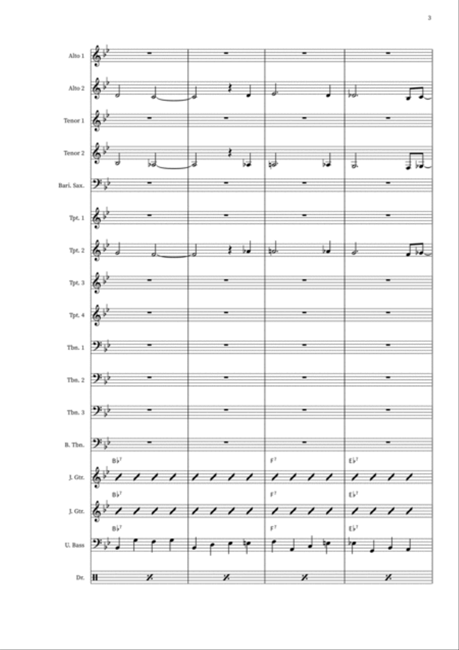 Freddie Freeloader Jazz Ensemble scores gallery preview page 3