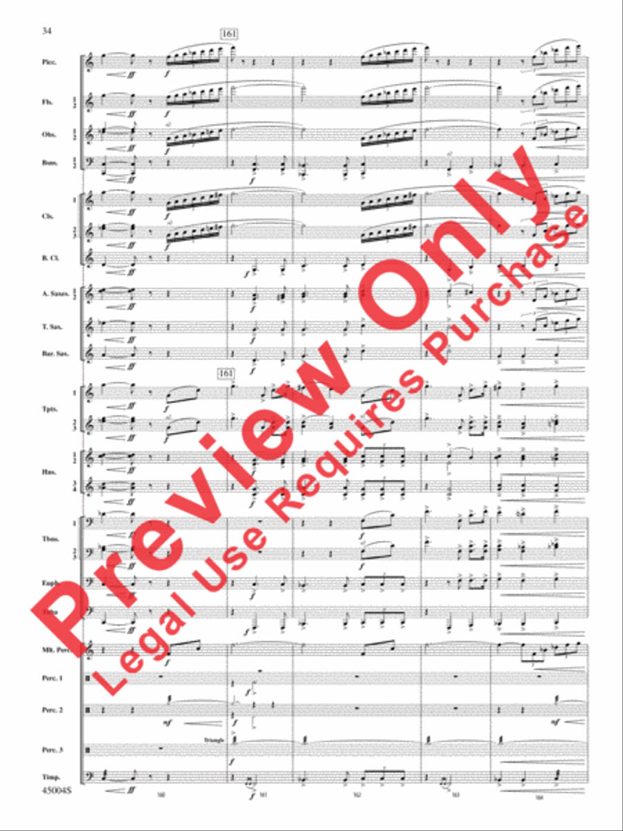 Red Rock Mountain Concert Band scores gallery preview page 69