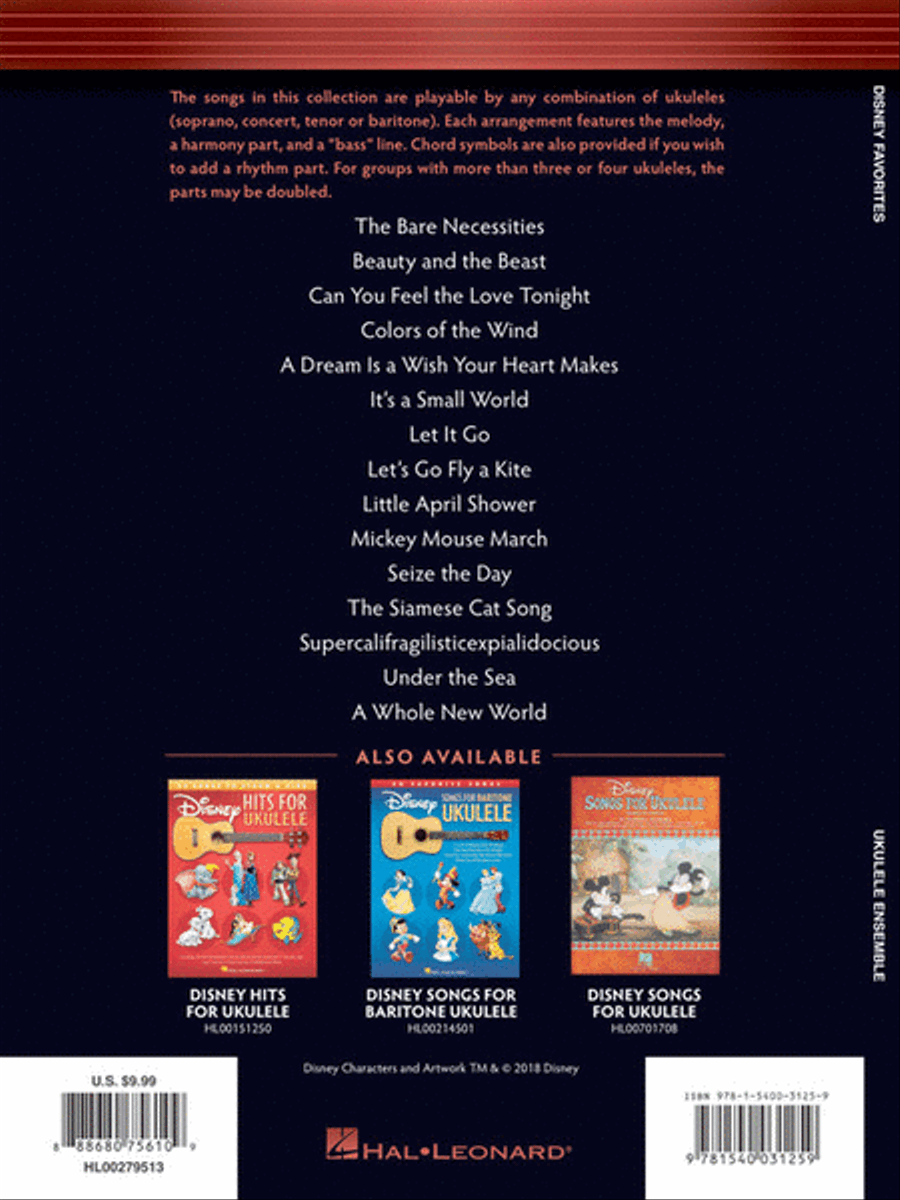 Disney Favorites Ukulele scores gallery preview page 6