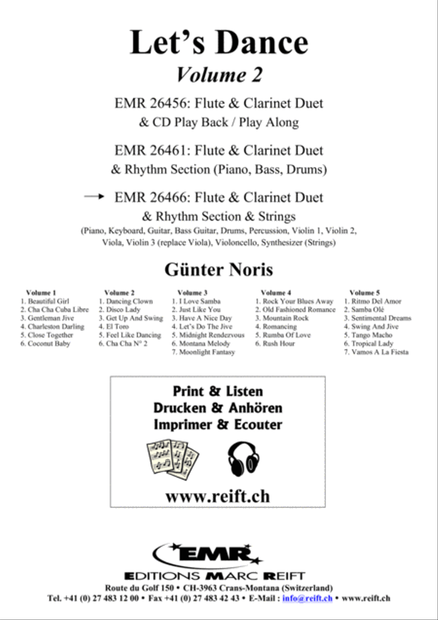 Let's Dance Volume 2 Woodwind Ensemble scores gallery preview page 2