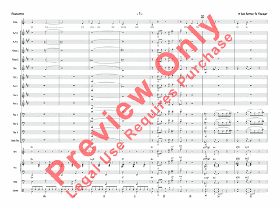 It Had Better Be Tonight Jazz Ensemble scores gallery preview page 28