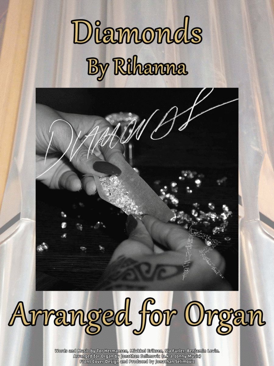 Diamonds Organ Solo scores gallery preview page 1