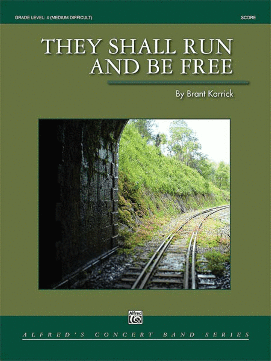They Shall Run and Be Free Concert Band scores gallery preview page 1