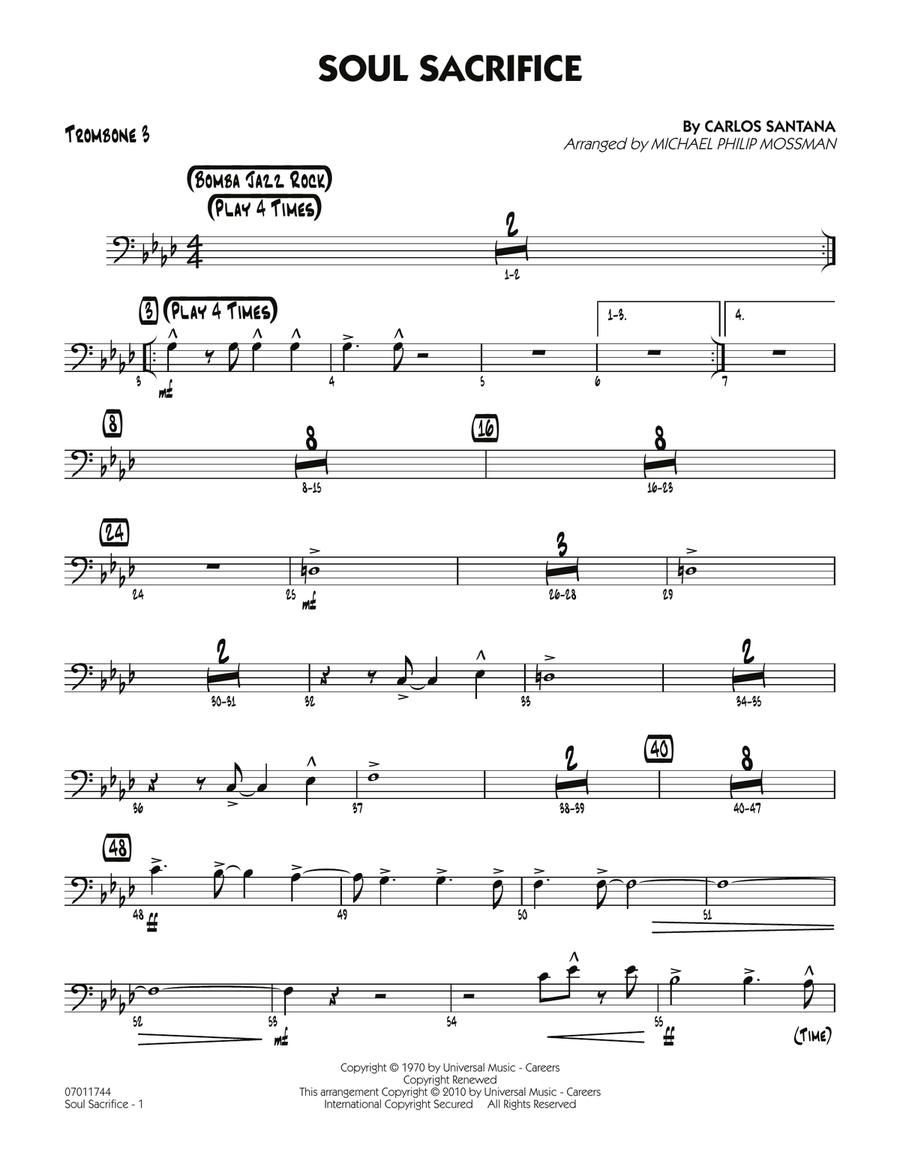 Soul Sacrifice - Trombone 3