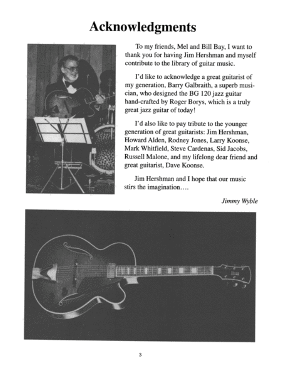 Jazz Guitar Duets Electric Guitar scores gallery preview page 4