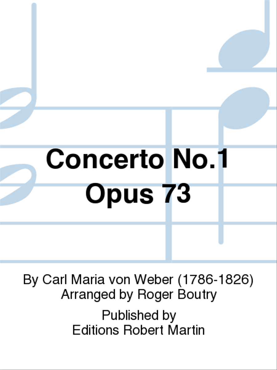 Concerto No. 1 Opus 73 Concerto No. 1 Opus 73 School and Community scores gallery preview page 1