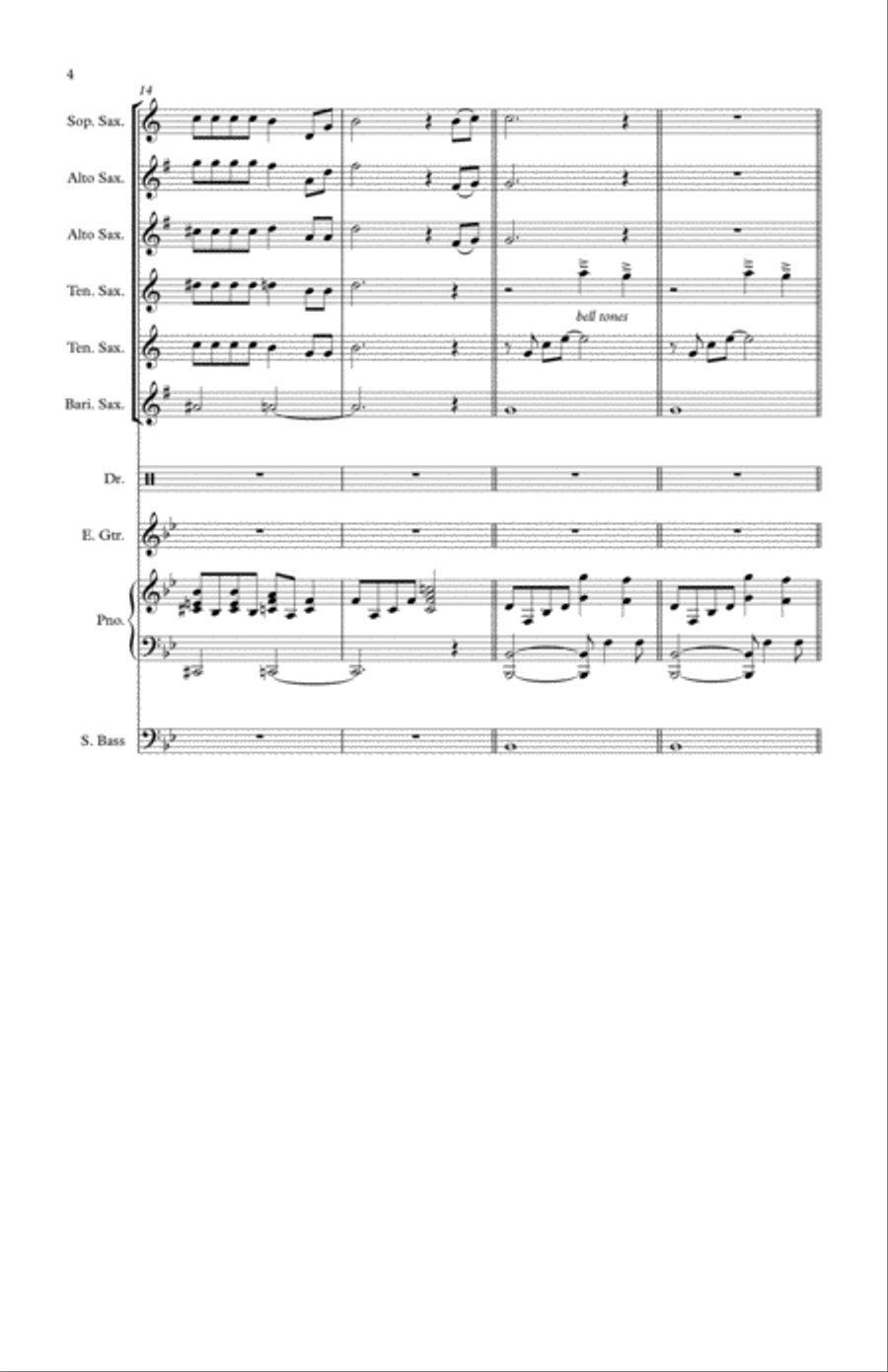 Bohemian Rhapsody Large Ensemble scores gallery preview page 4