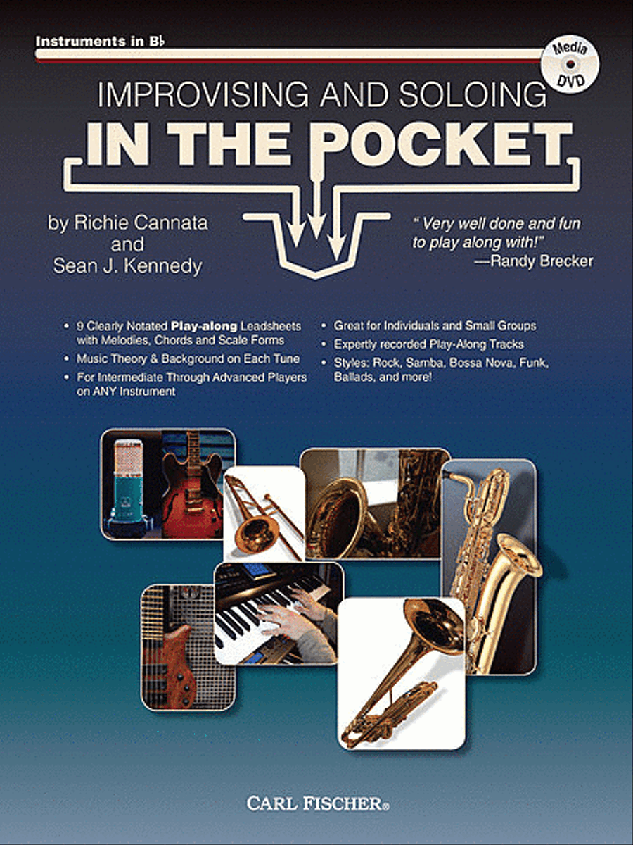 Improvising and Soloing In The Pocket B-Flat Clarinet scores gallery preview page 1