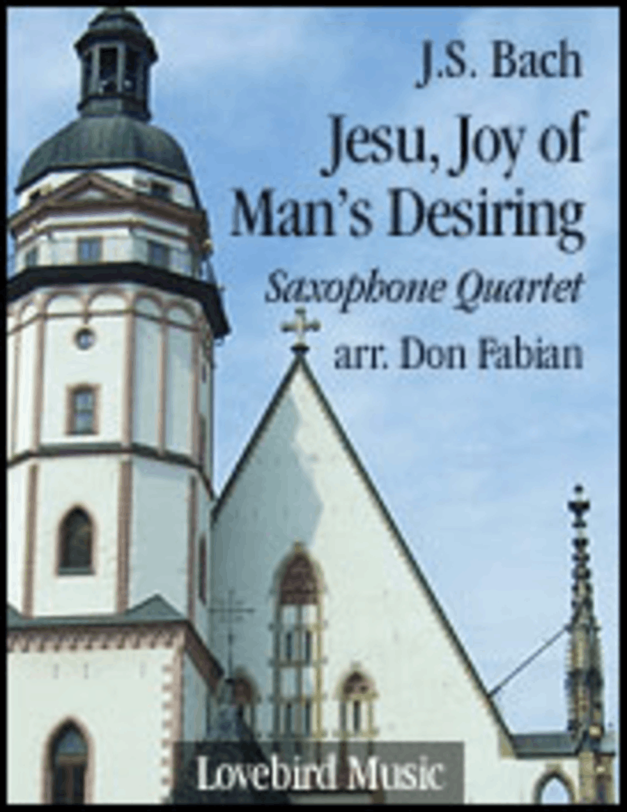 Jesu, Joy of Man's Desiring Saxophone Quartet scores gallery preview page 1