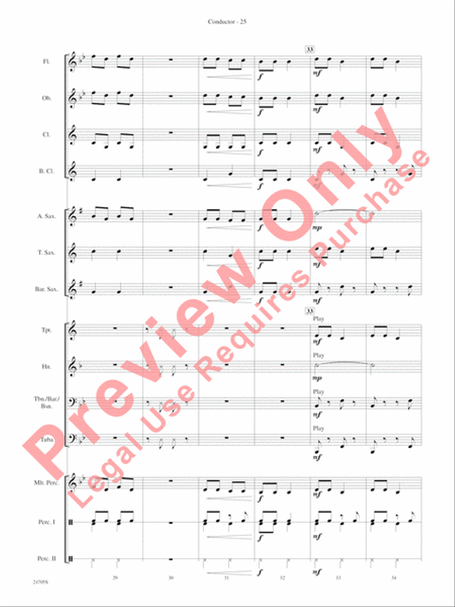 Belwin Beginning Band Kit #2 Concert Band scores gallery preview page 28