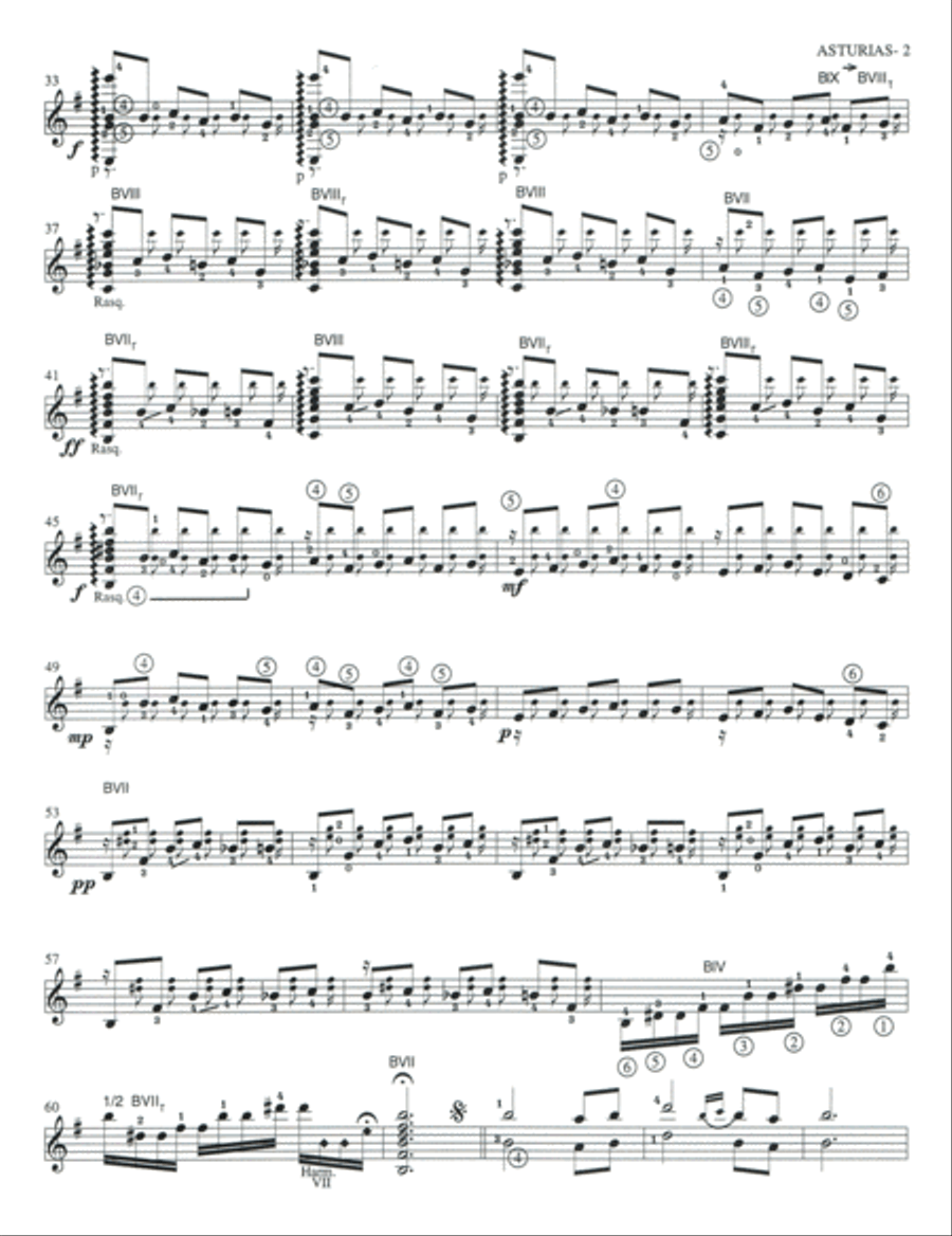 Asturias (Leyenda) Asturias (Leyenda) Classical Guitar scores gallery preview page 2