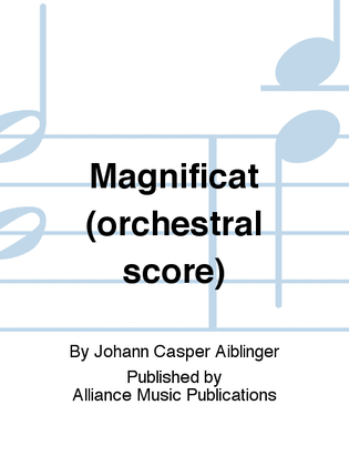 Magnificat (orchestral score)