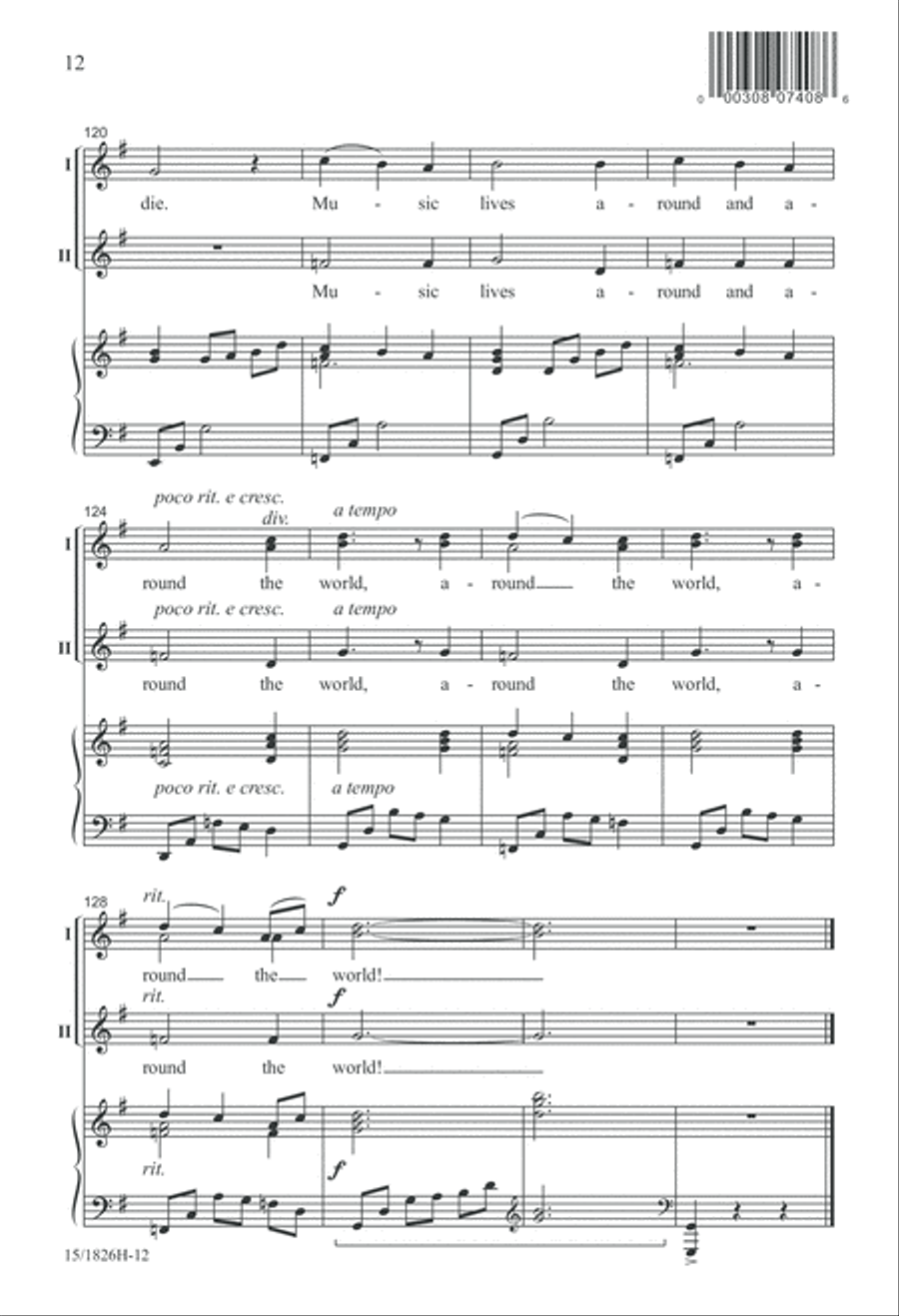 Rounds Around the World 2-Part scores gallery preview page 12