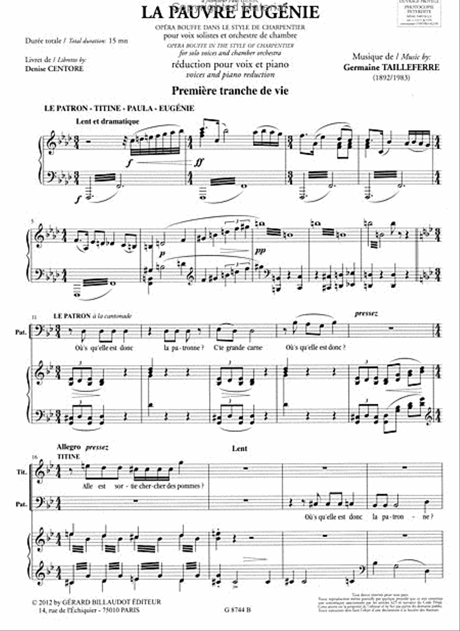 4 Operas Bouffes Vol. 2 Chamber Orchestra scores gallery preview page 2
