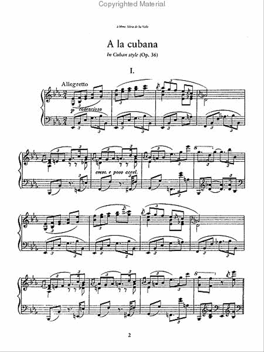 Allegro de Concierto, Capricho Español and Other Works for Solo Piano Piano Solo scores gallery preview page 2