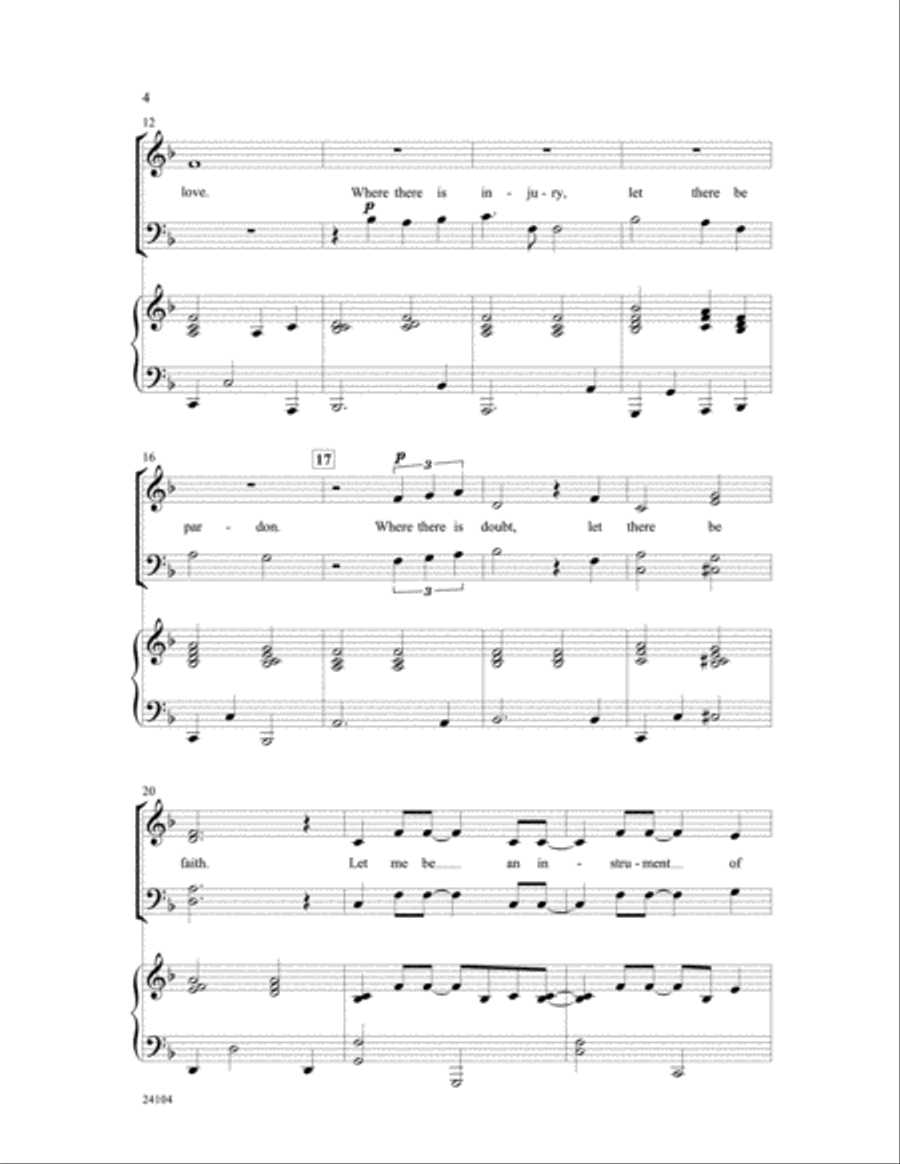 Instrument of Peace Instrument of Peace 4-Part scores gallery preview page 16