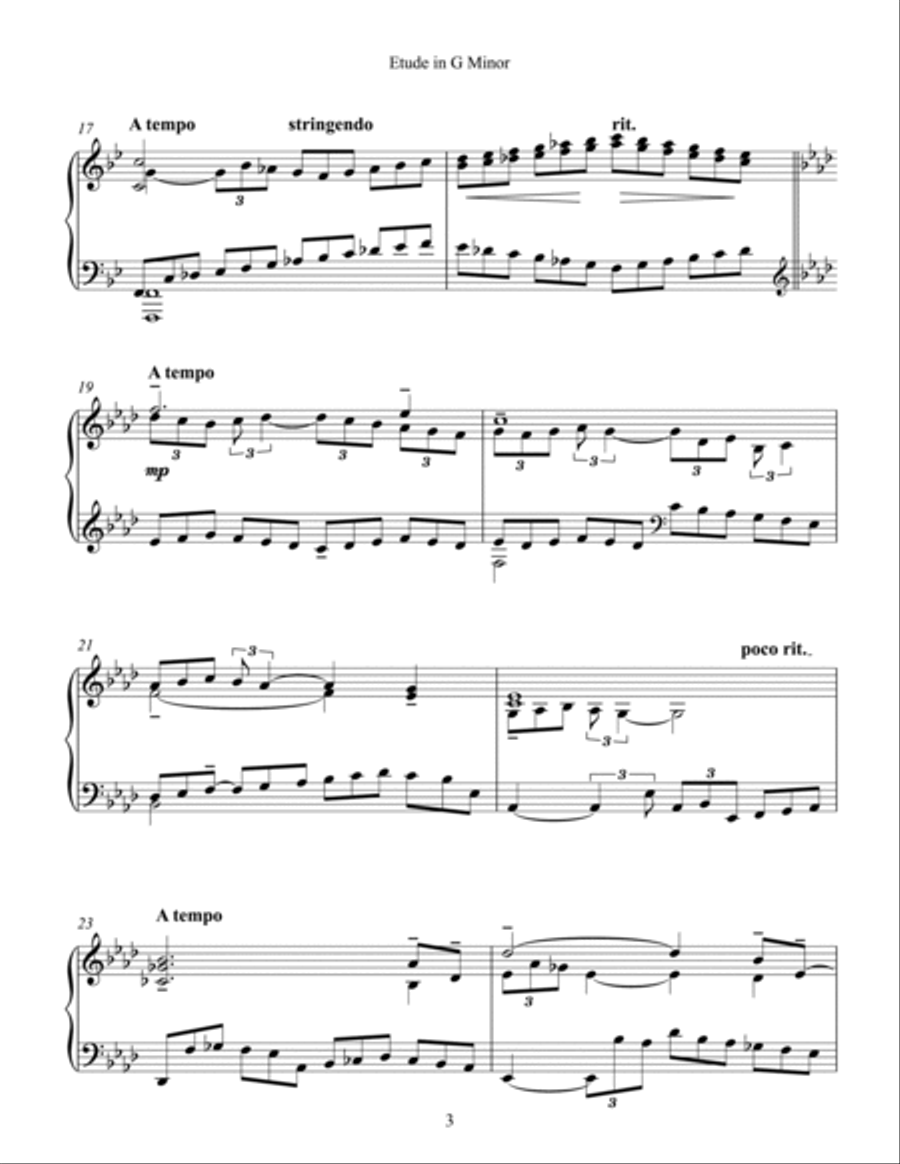 [Adams] Etude in G Minor (Part I, No. 1) Piano Method scores gallery preview page 5
