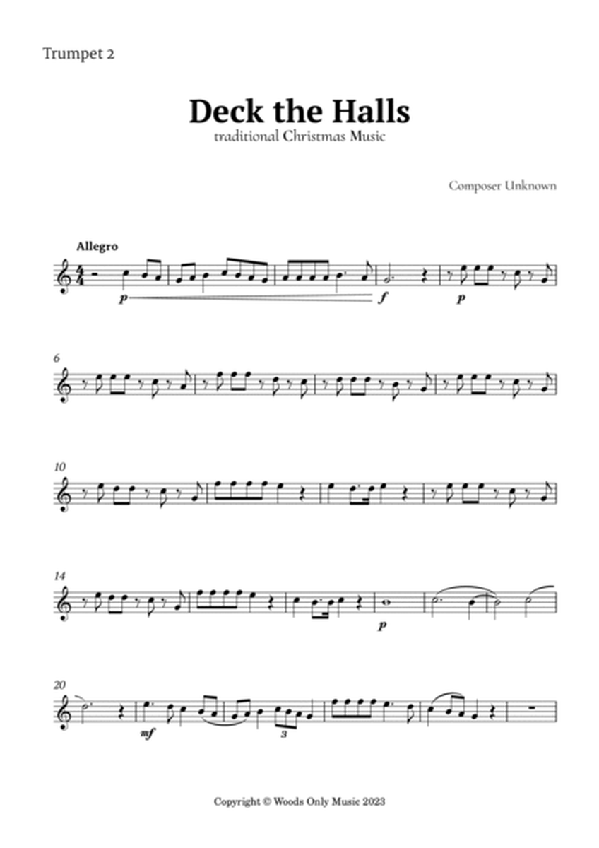 Deck the Halls by Oliphant for Trumpet Quintet image number null