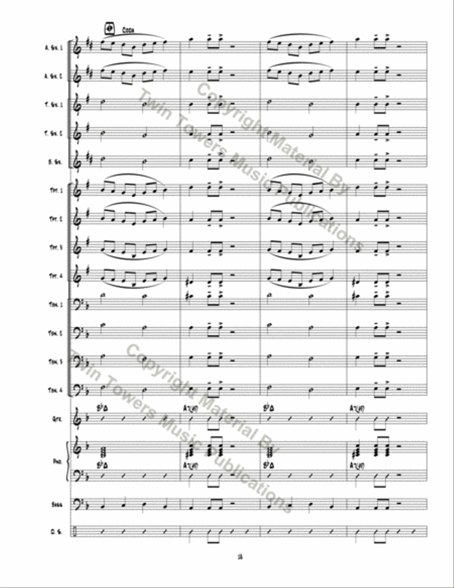 Who Shook? Who Shook? Jazz Ensemble scores gallery preview page 19