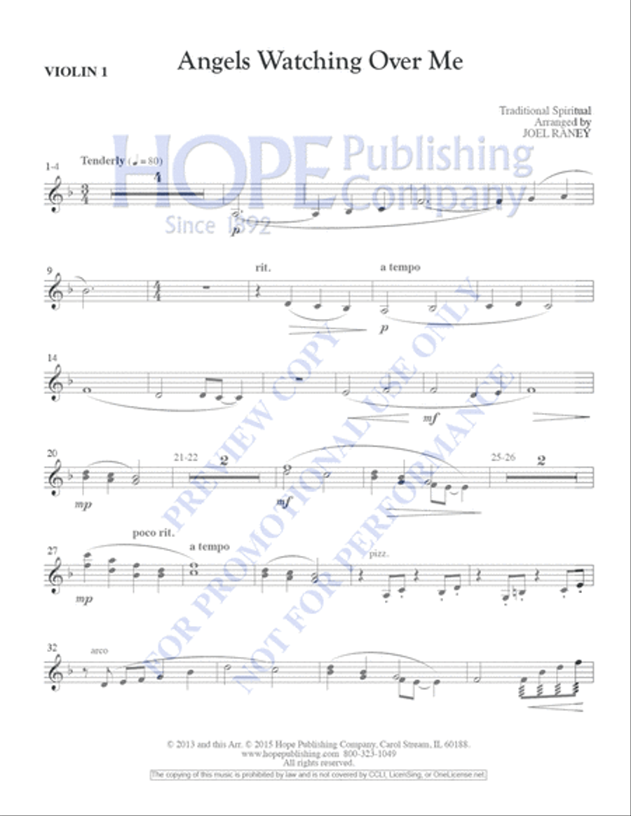 Angels Watching Over Me Angels Watching Over Me 4-Part scores gallery preview page 17