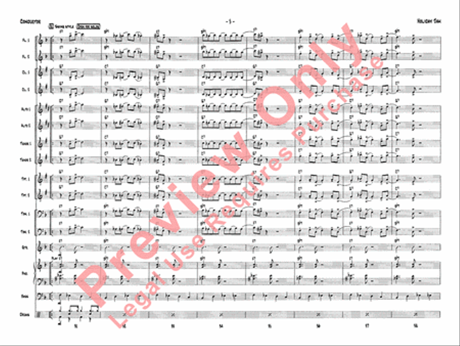 Holiday Jam Jazz Ensemble scores gallery preview page 8