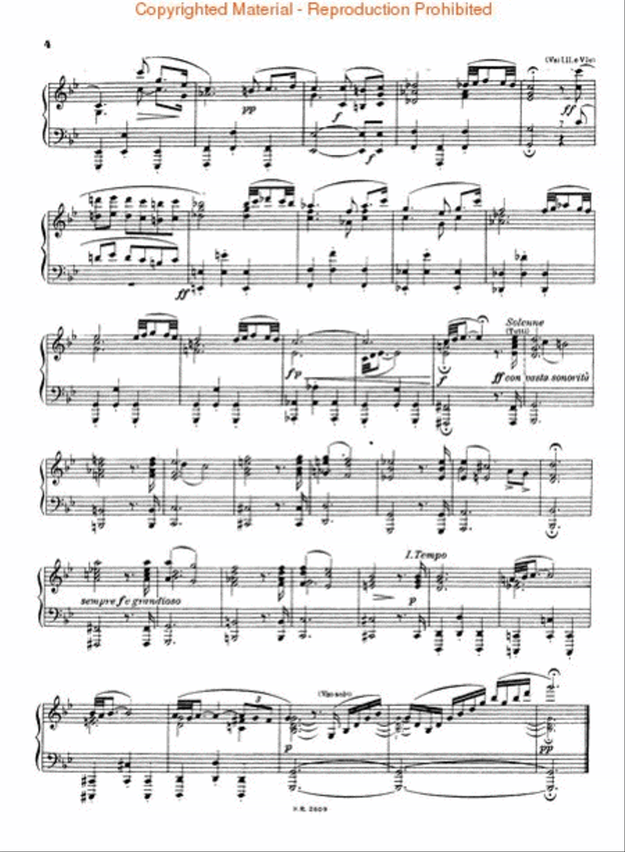 Adagio in G Minor Piano Solo scores gallery preview page 4