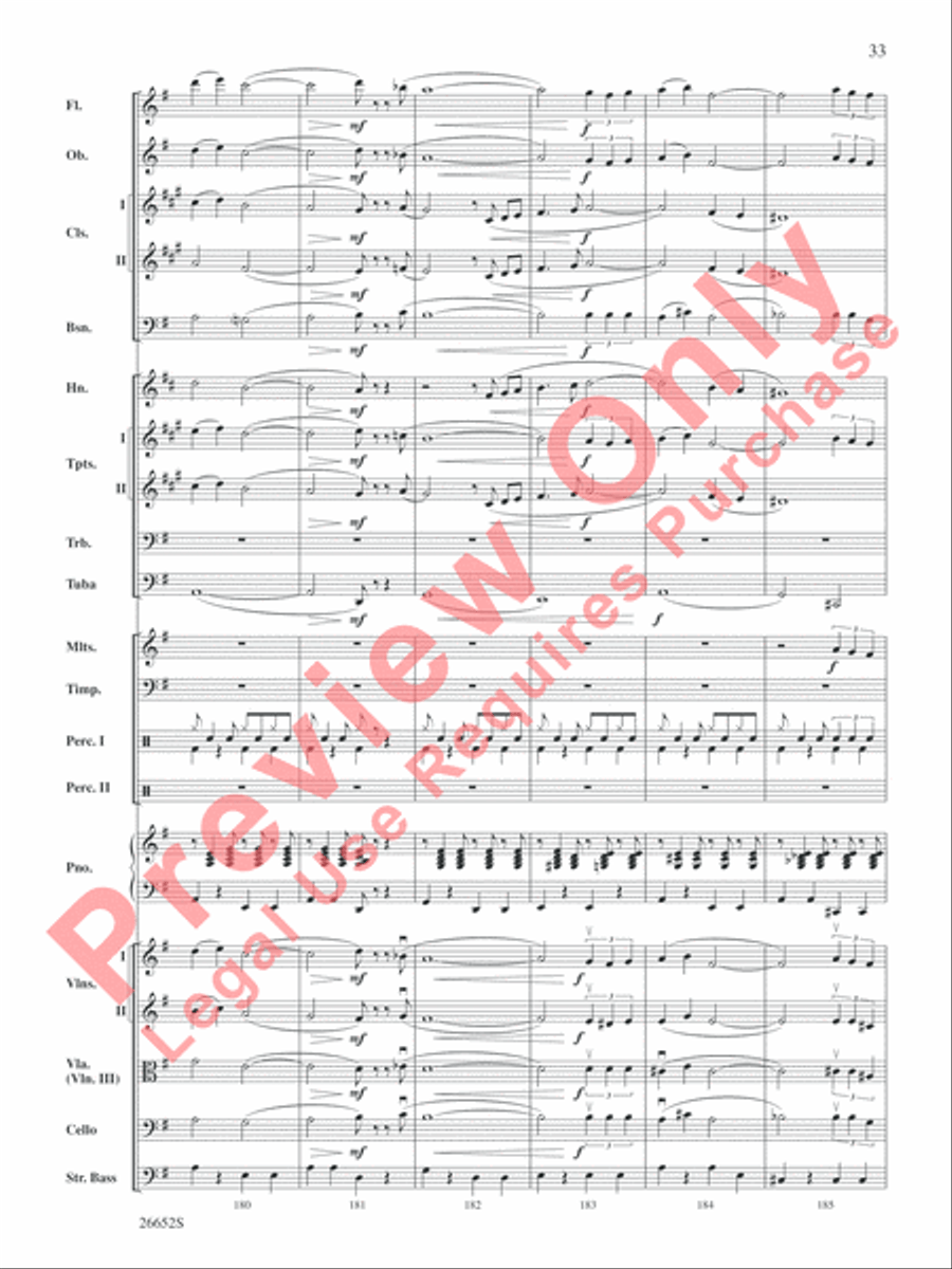 Leroy Anderson Favorites Leroy Anderson Favorites Full Orchestra scores gallery preview page 34