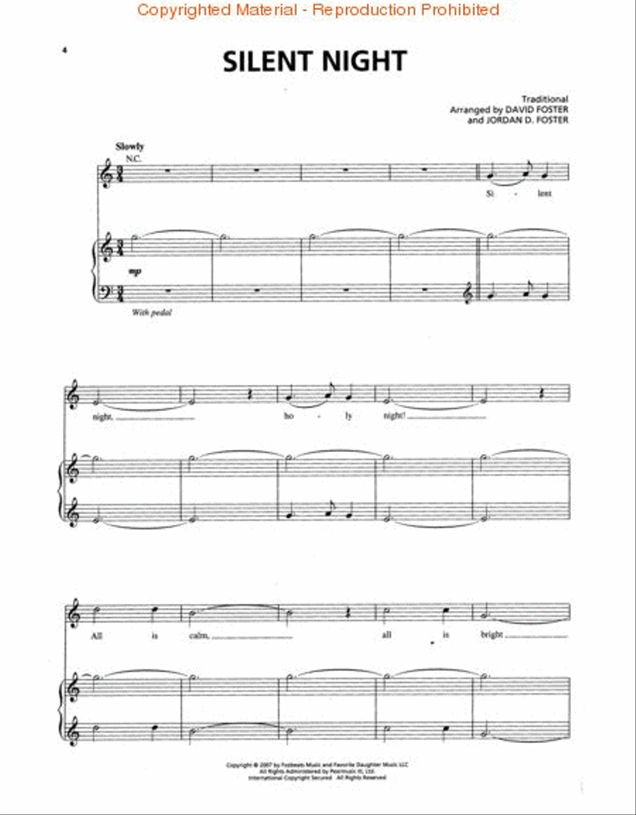 Josh Groban – Noel Piano, Vocal, Guitar scores gallery preview page 2