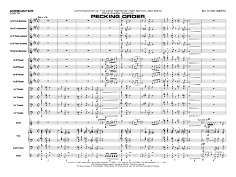 Pecking Order Jazz Ensemble scores gallery preview page 2