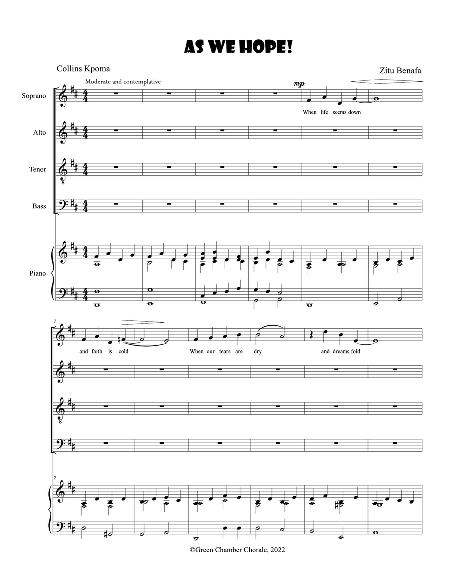 As We Hope As We Hope 4-Part scores gallery preview page 2